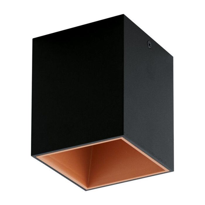 Koperen moderne plafonnière aluminium, Dahne, 3W, 3000K LED