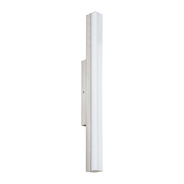 Nikkelen spiegelverlichting kunststof, Zumra, 16W, 4000K LED, IP44