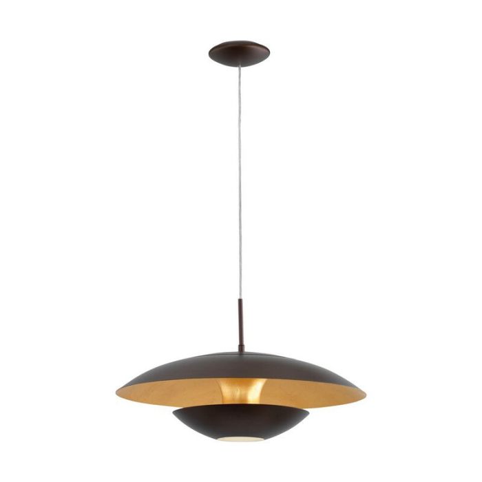 Bruine moderne hanglamp metaal, Ashish
