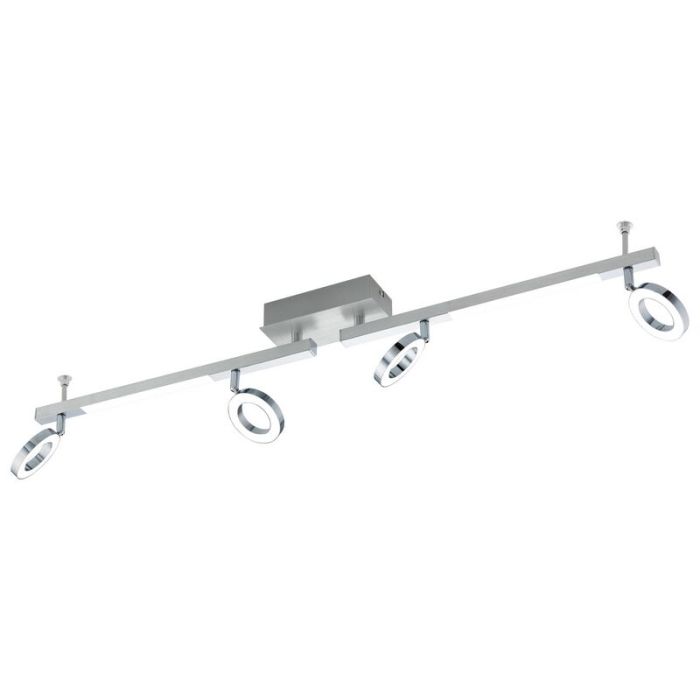 Chromen moderne plafondspot, Madelinde, aluminium, 3w 3000K (warm wit) LED