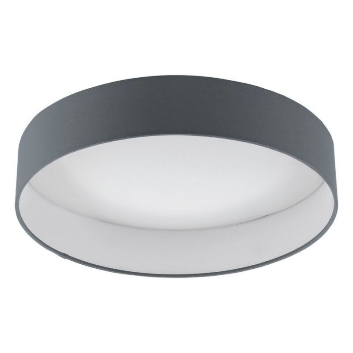 Antraciete plafondlamp stof, Guido, 18W, 3000K LED