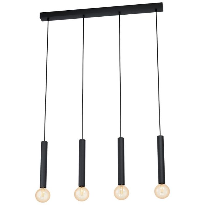 Zwarte hanglamp metaal, Nicholas