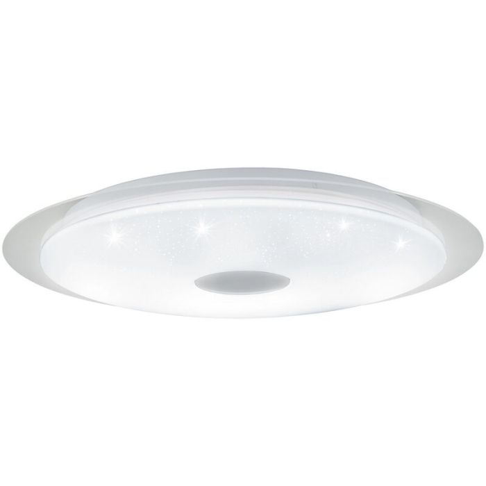 Witte moderne plafonniere, Jouri, staal, met verstelbare lichtkleur