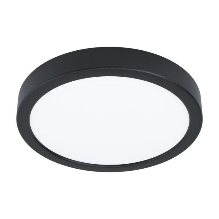 Zwarte plafondlamp Pascale, staal, 16w 3000K (warm wit) LED