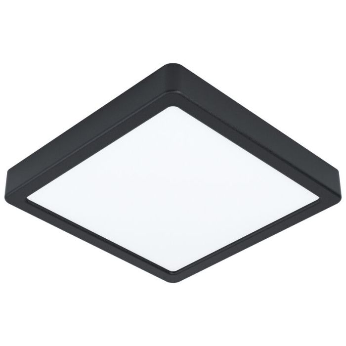 Zwarte plafondlamp Pascale, staal, 16w 3000K (warm wit) LED