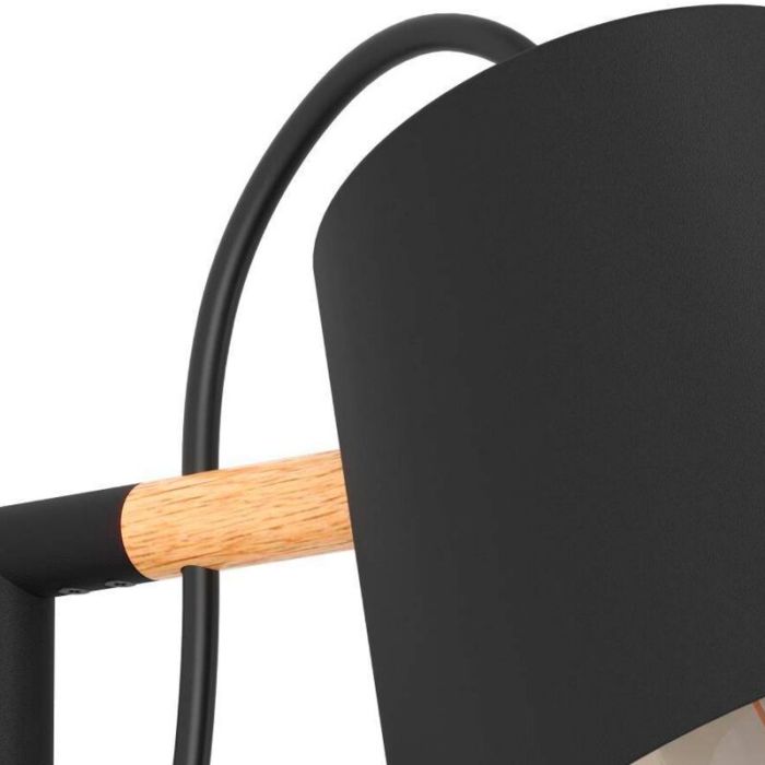Zwarte industriële wandlamp aluminium, Jevon