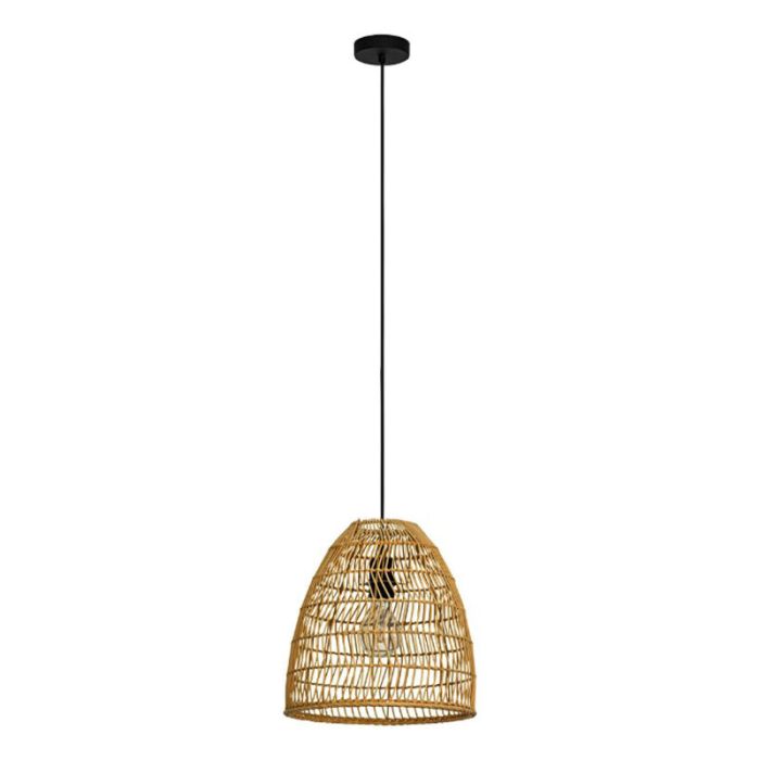 Houten hanglamp bruin, Wilfried