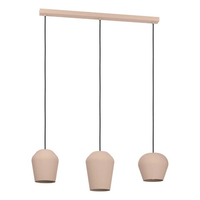 Taupe landelijke hanglamp aluminium, Thirsa