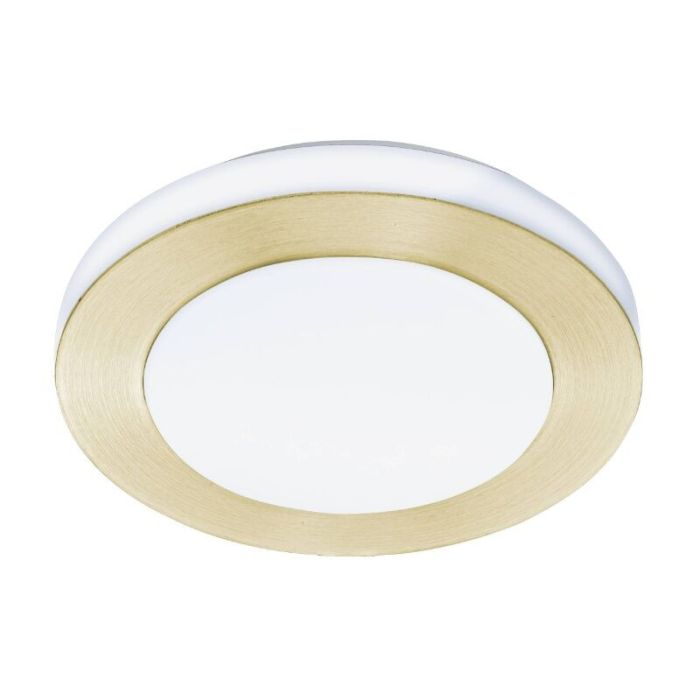 Gouden badkamer plafondlamp kunststof, Amina, 3,6W, 3000K LED, IP44