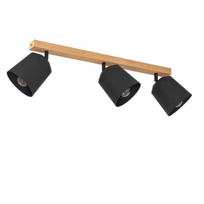 Houten plafondspot bruin, Teddy