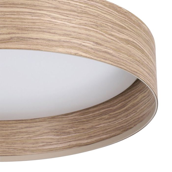 Bruine moderne plafonnière aluminium, Jolene, 24W, 3000K LED