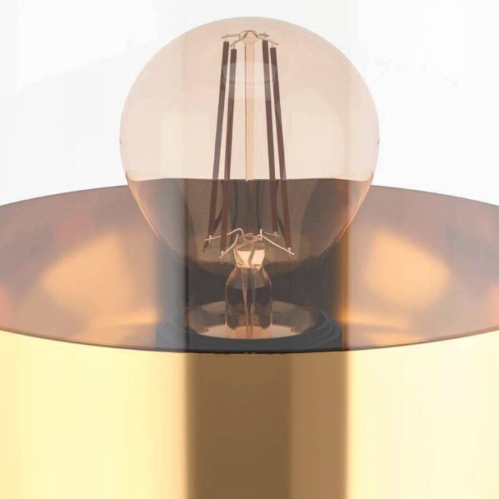 Gouden design tafellamp glas, Jeanny, met schakelaar
