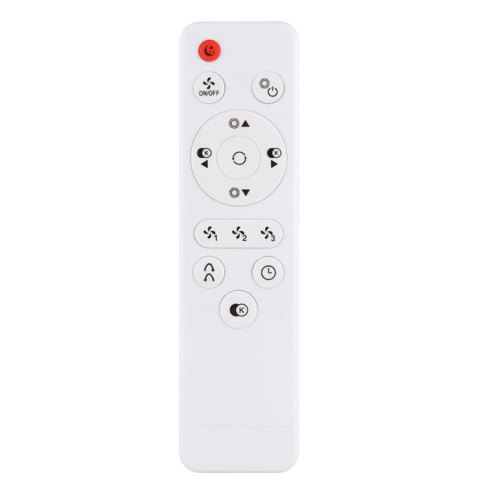 Moderne plafondventilator hout, Klaaske, 30W, warm tot koud wit verstelbare LED, met afstandsbediening