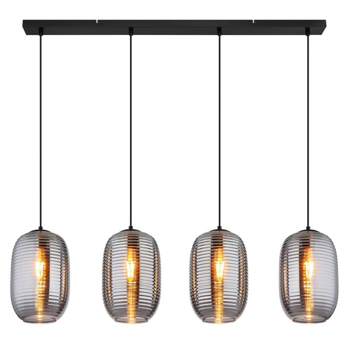 Design hanglamp rookglas, Arina
