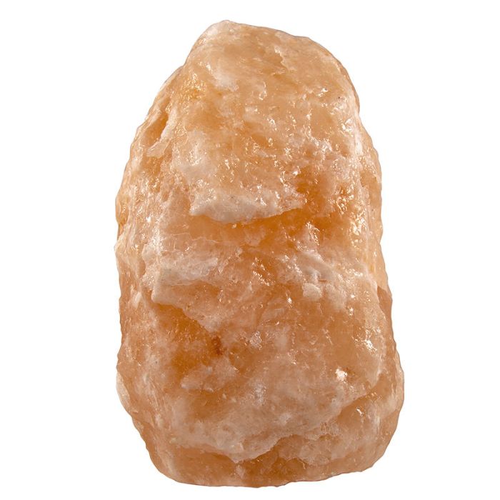 Oranje zoutlamp Mersa, 16 cm