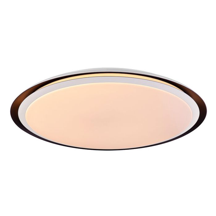 Moderne smart plafondlamp Invo, wit, metaal, warm tot koud wit verstelbare LED