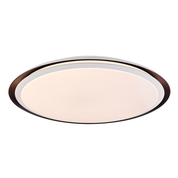 Moderne smart plafondlamp Invo, wit, metaal, warm tot koud wit verstelbare LED