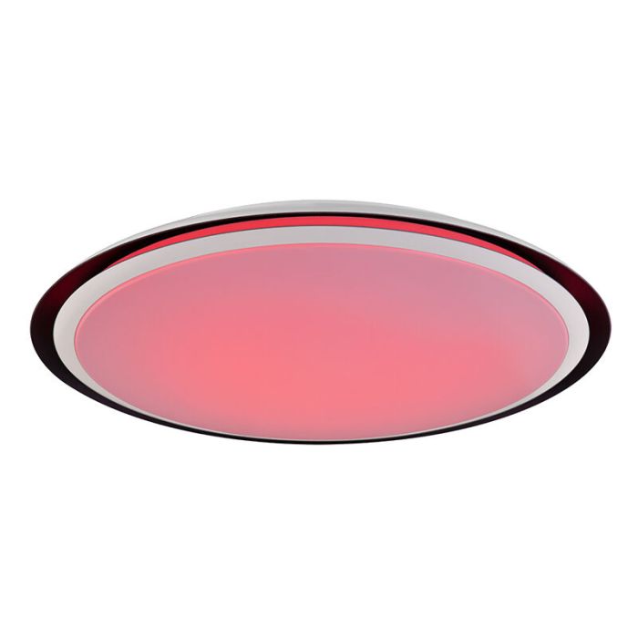 Moderne smart plafondlamp Invo, wit, metaal, warm tot koud wit verstelbare LED