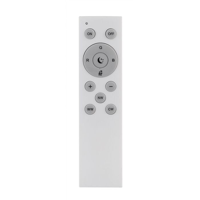 Moderne smart plafondlamp Invo, wit, metaal, warm tot koud wit verstelbare LED