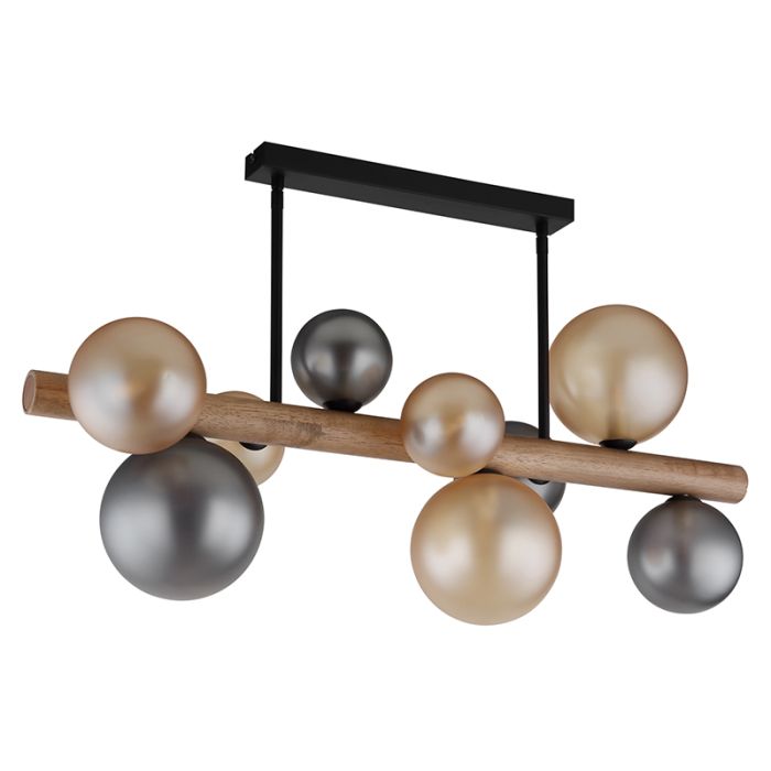 Veelkleurige design plafondlamp glas, Melinda