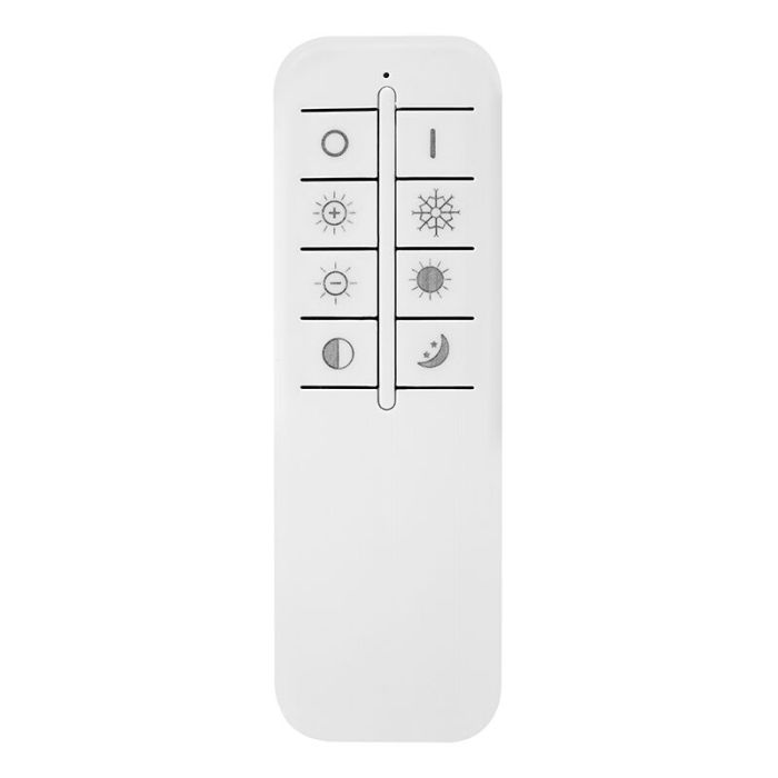 Design hanglamp Wieger, wit, metaal, warm tot koud wit verstelbare LED