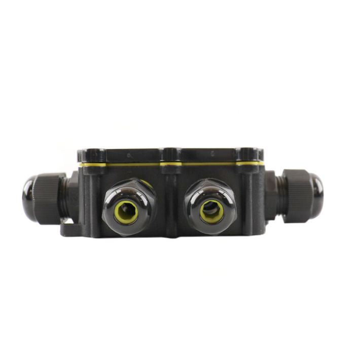 Waterdichte 6-weg kabelkoppeling, met Wago plug binnenin, IP68