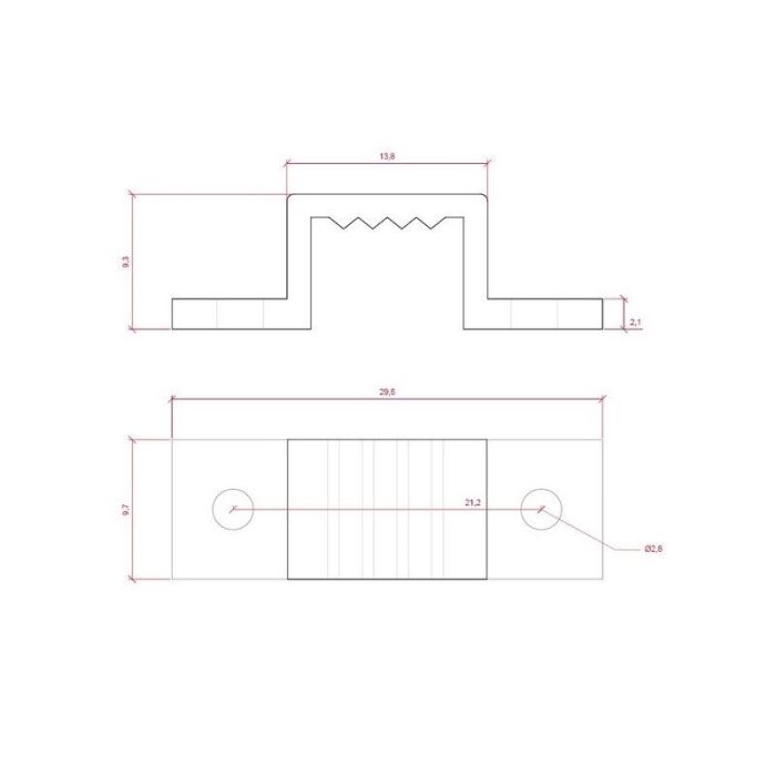 Bevestigingsbeugel 220V led strip