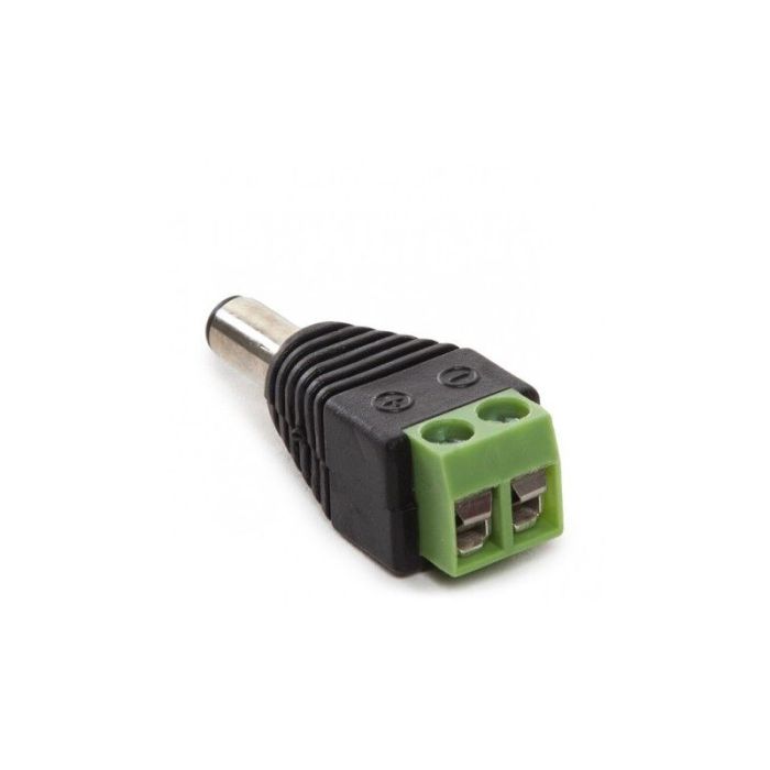 Stekker DC LED strip wit type male