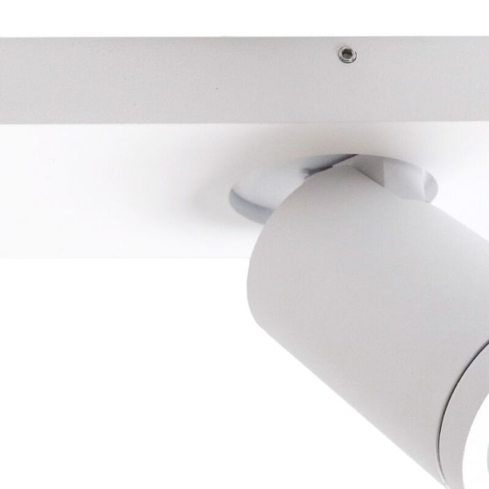 Witte badkamer plafondspot Kenan, 3L, IP44