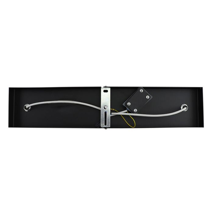 Zwarte plafondspot Ciara, aluminium, modern, IP44, 3L