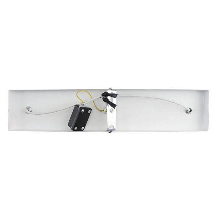 Witte plafondspot Ciara, aluminium, modern, IP44, 3L