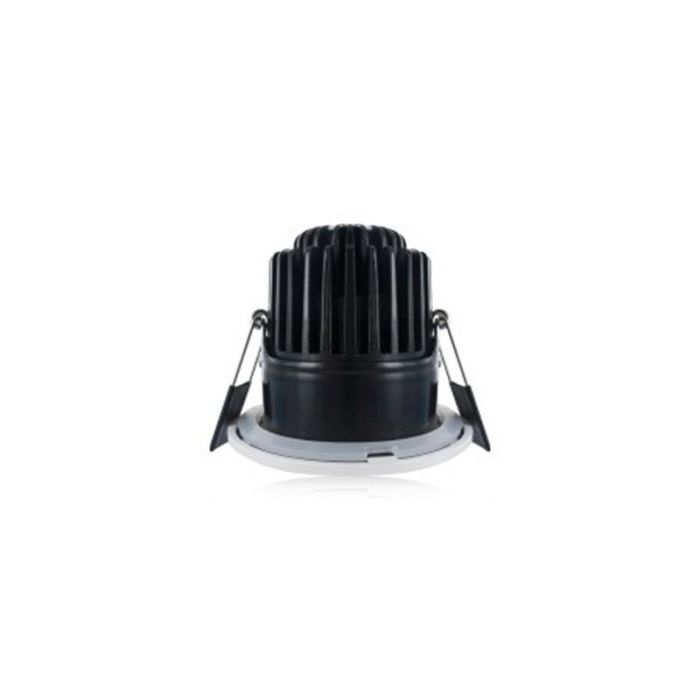 Witte downlight Rexe, dimbaar, warm wit (3000K), 9W