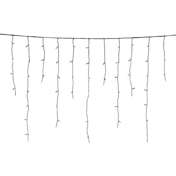 IJspegelverlichting, 600 cm breed, 52 cm hoog, IP44, 180 leds, incl. 8 functie controller