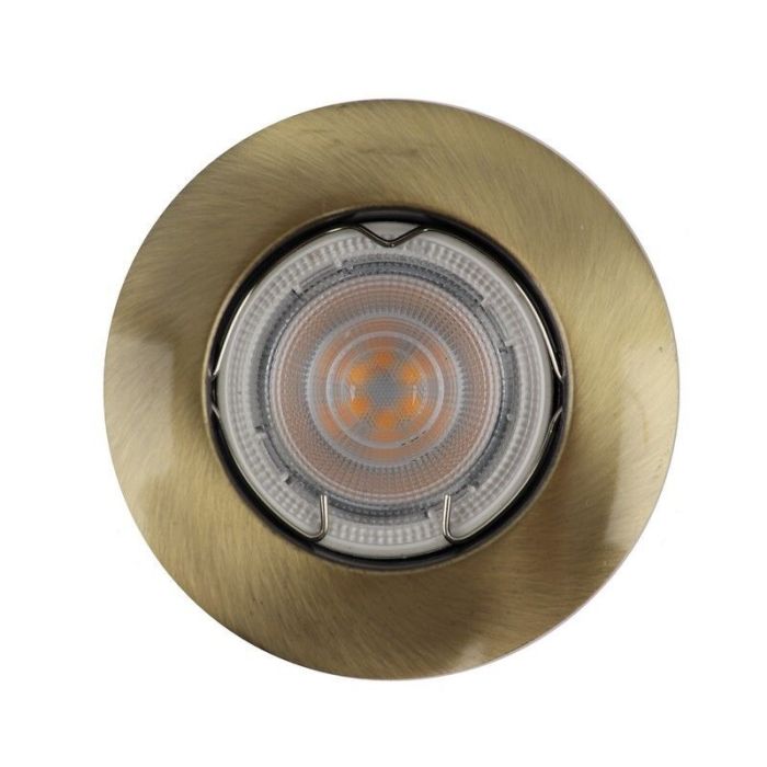 Bronzen inbouwspot Rudo