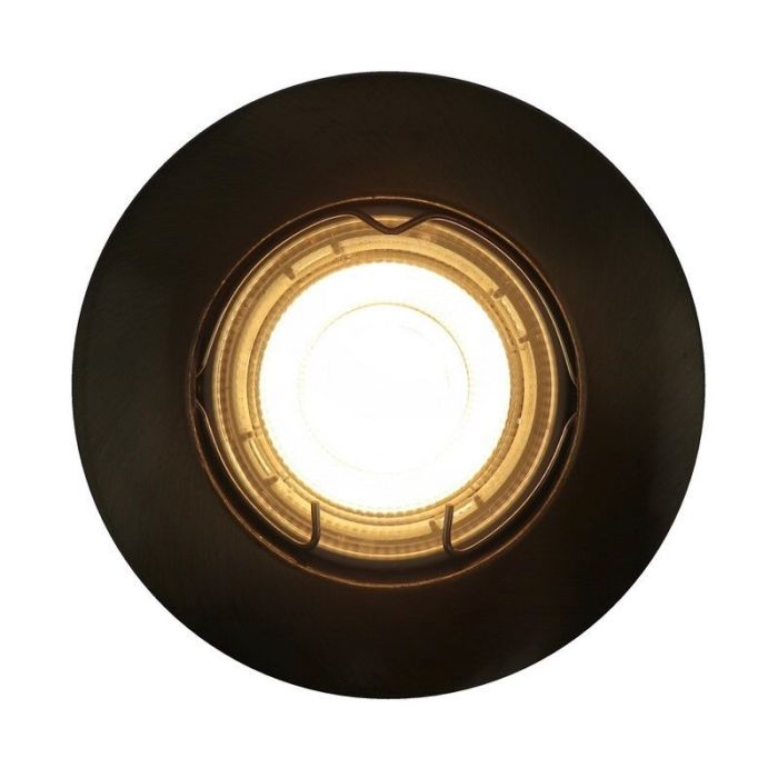 Bronzen inbouwspot Rudo