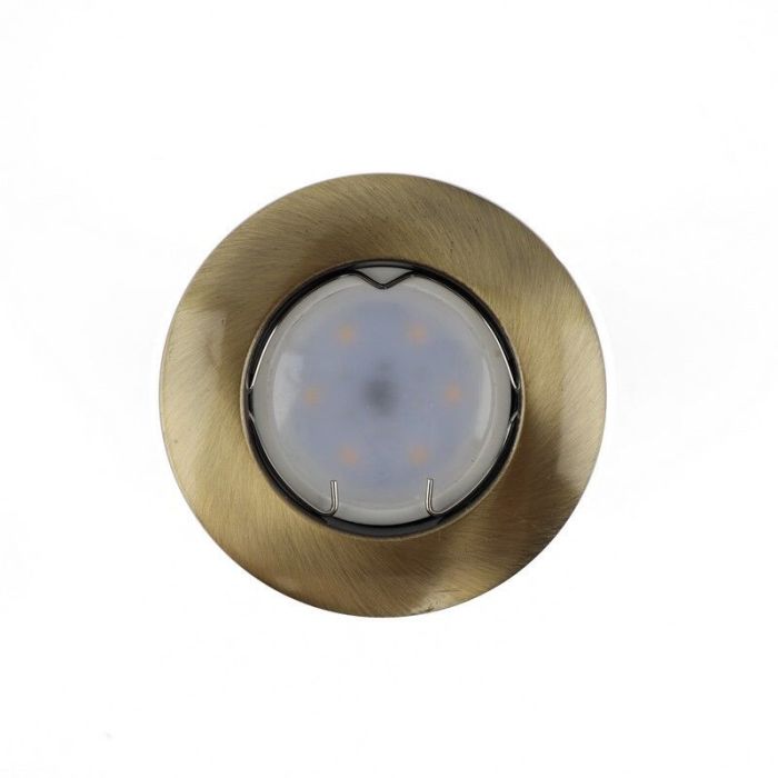 Bronzen inbouwspot Rudo