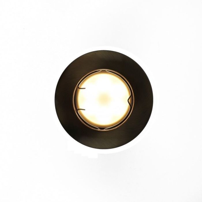 Bronzen inbouwspot Rudo