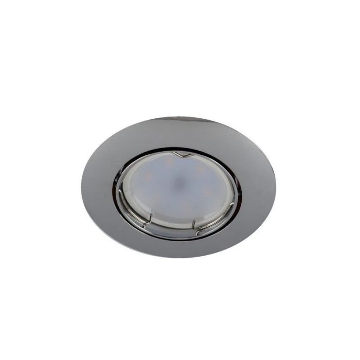 Chroom kantelbare inbouwspot Rudo, kantelbaar
