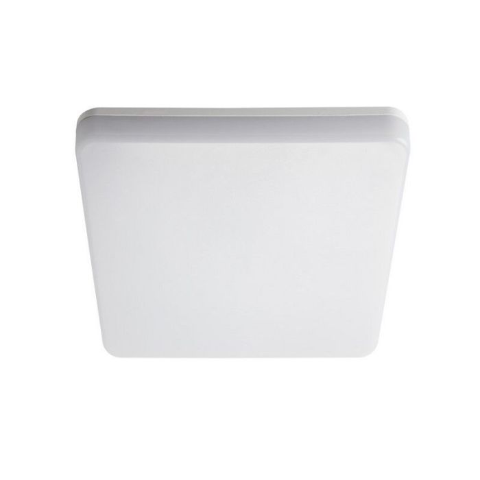 Vierkante badkamer plafondlamp Reece, IP54, 18W 4000k