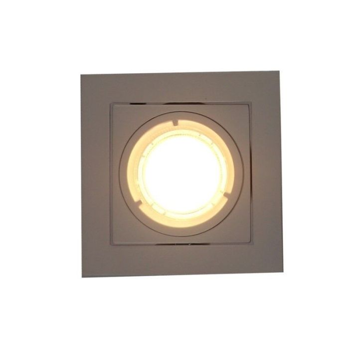 Moderne inbouwspot Filo, wit
