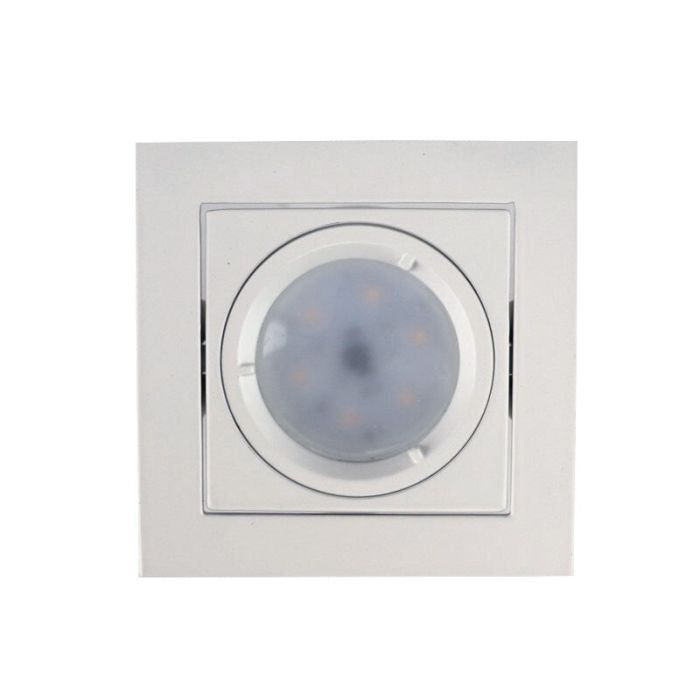 Moderne inbouwspot Filo, wit