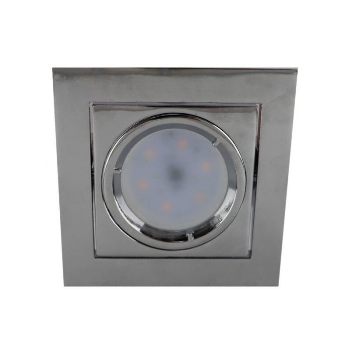 Moderne inbouwspot Filo, chroom