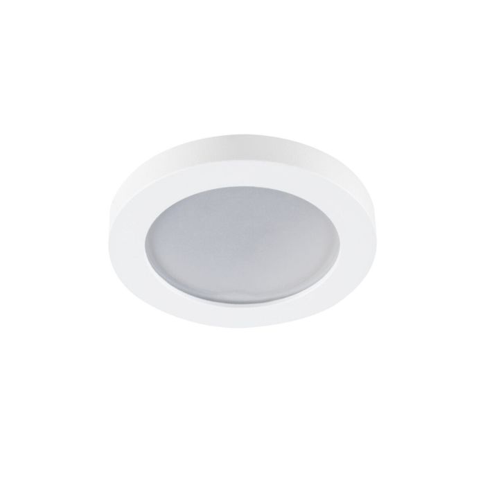 Badkamer inbouwspot Elio, wit, IP44, rond