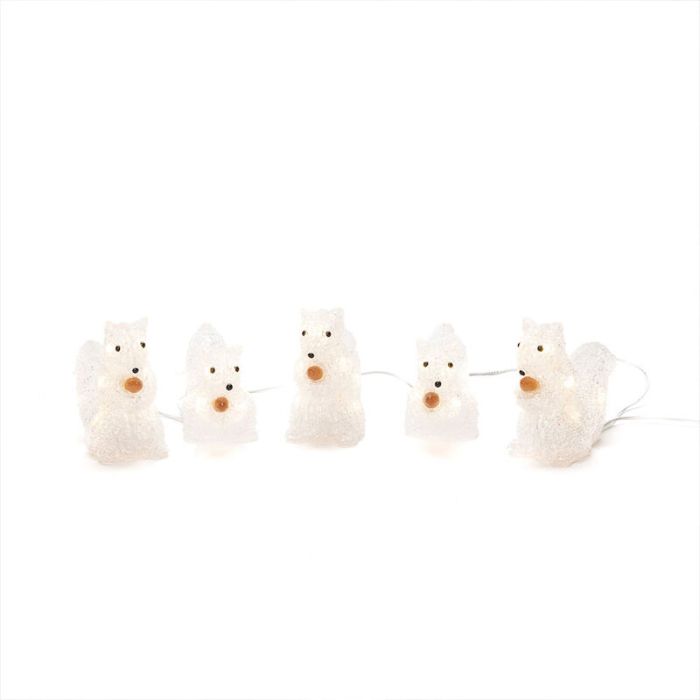 5 LED Eekhoorntjes, voor binnen en buiten