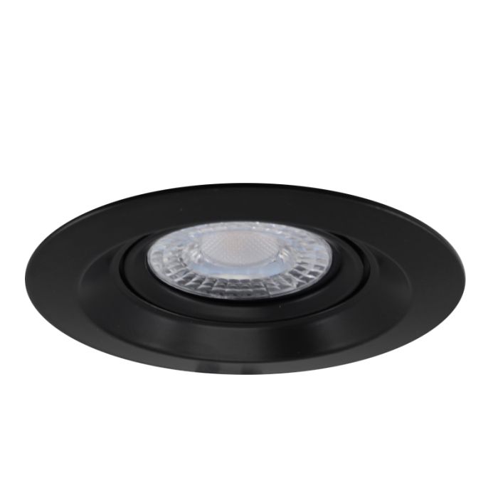 Aluminium inbouwspot zwart, Sefer