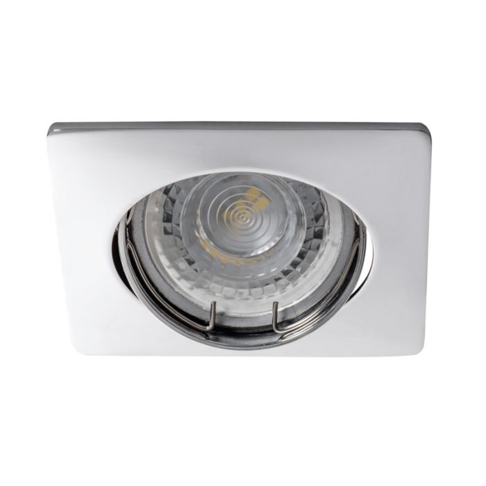 Aluminium inbouwspot chroom, Nesta