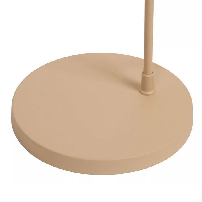 Beige vloerlamp modern, Corina, met schakelaar