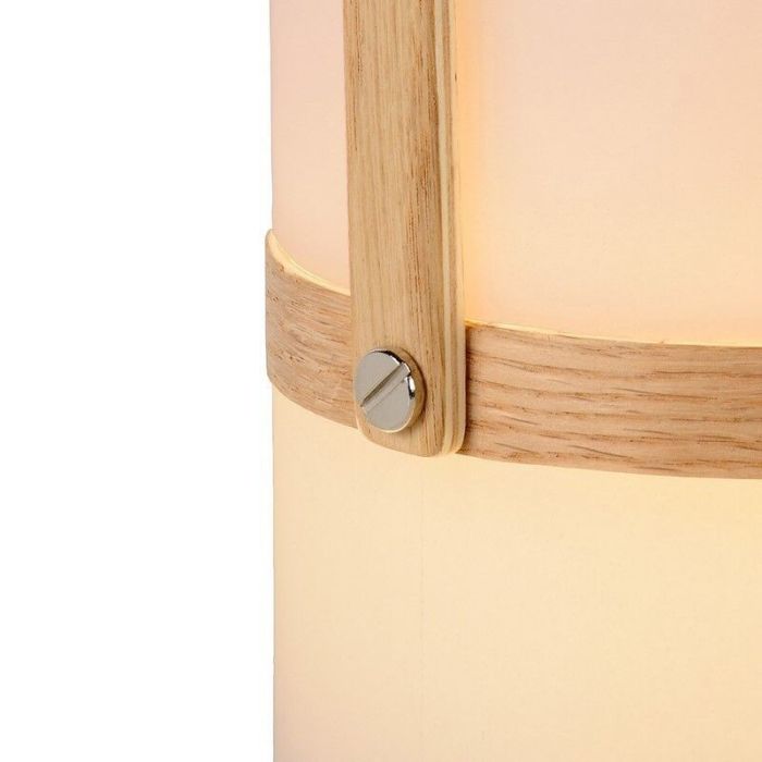 Witte buitenlamp modern, Joe, 3W, 2700K LED, IP44, met schakelaar