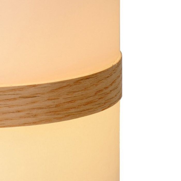 Witte buitenlamp modern, Joe, 3W, 2700K LED, IP44, met schakelaar