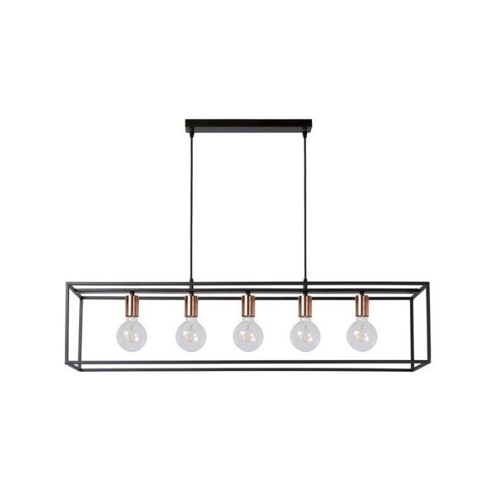 Zwarte hanglamp Arthur, Metaal